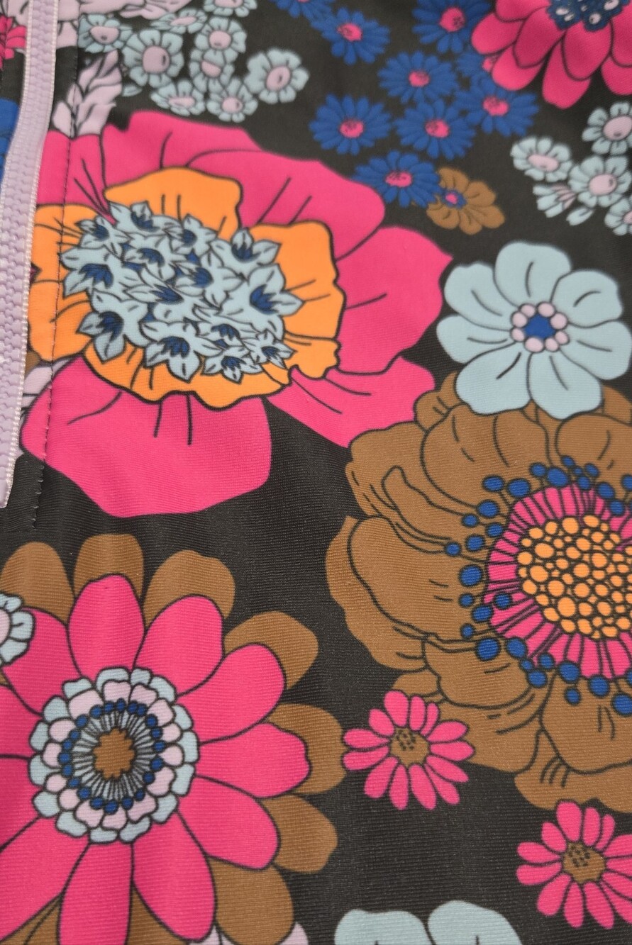 Cotton On Multicolor Floral Long-Sleeve One-Piece Swim - Picture 3 of 9